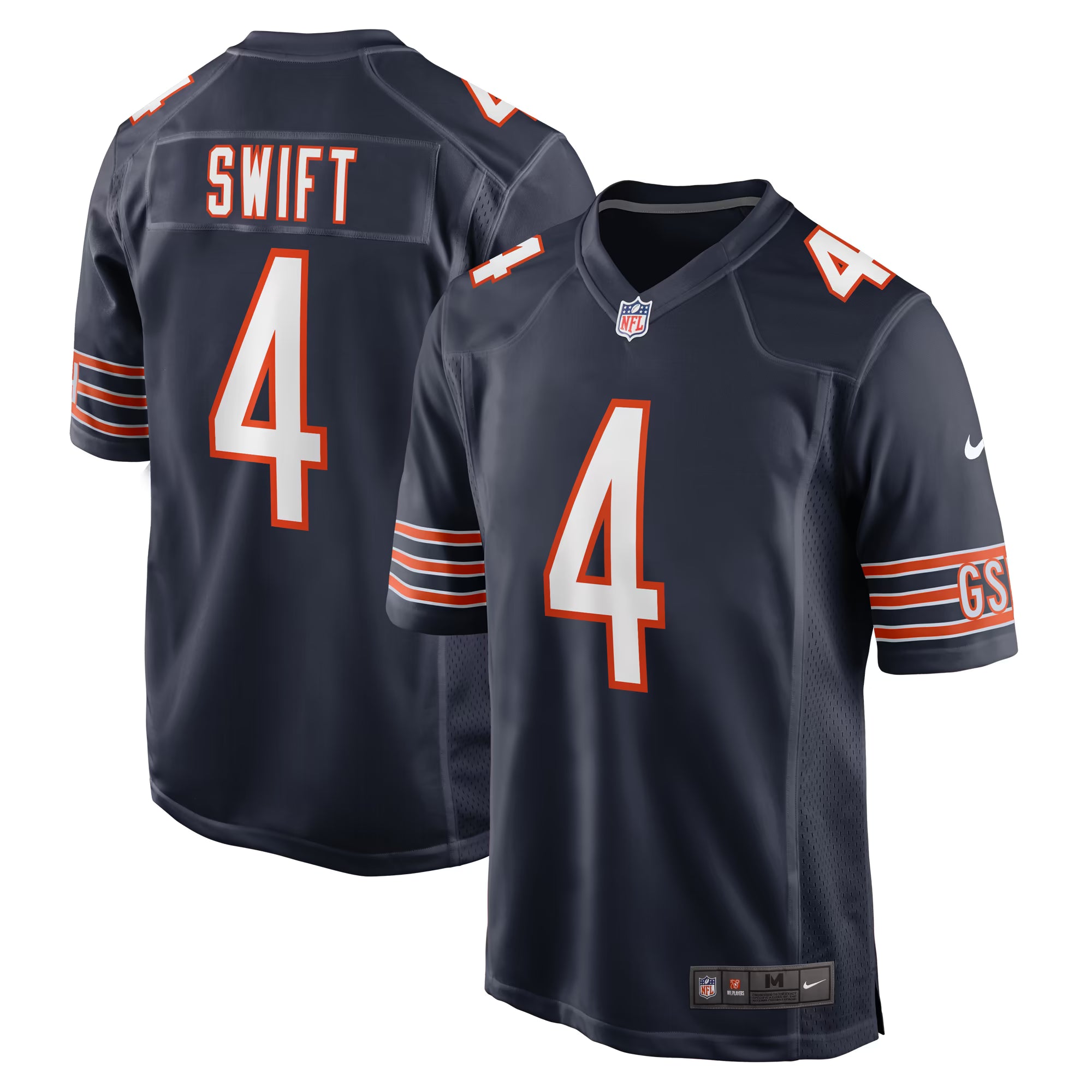 Nike D'Andre Swift Chicago Bears Game Jersey