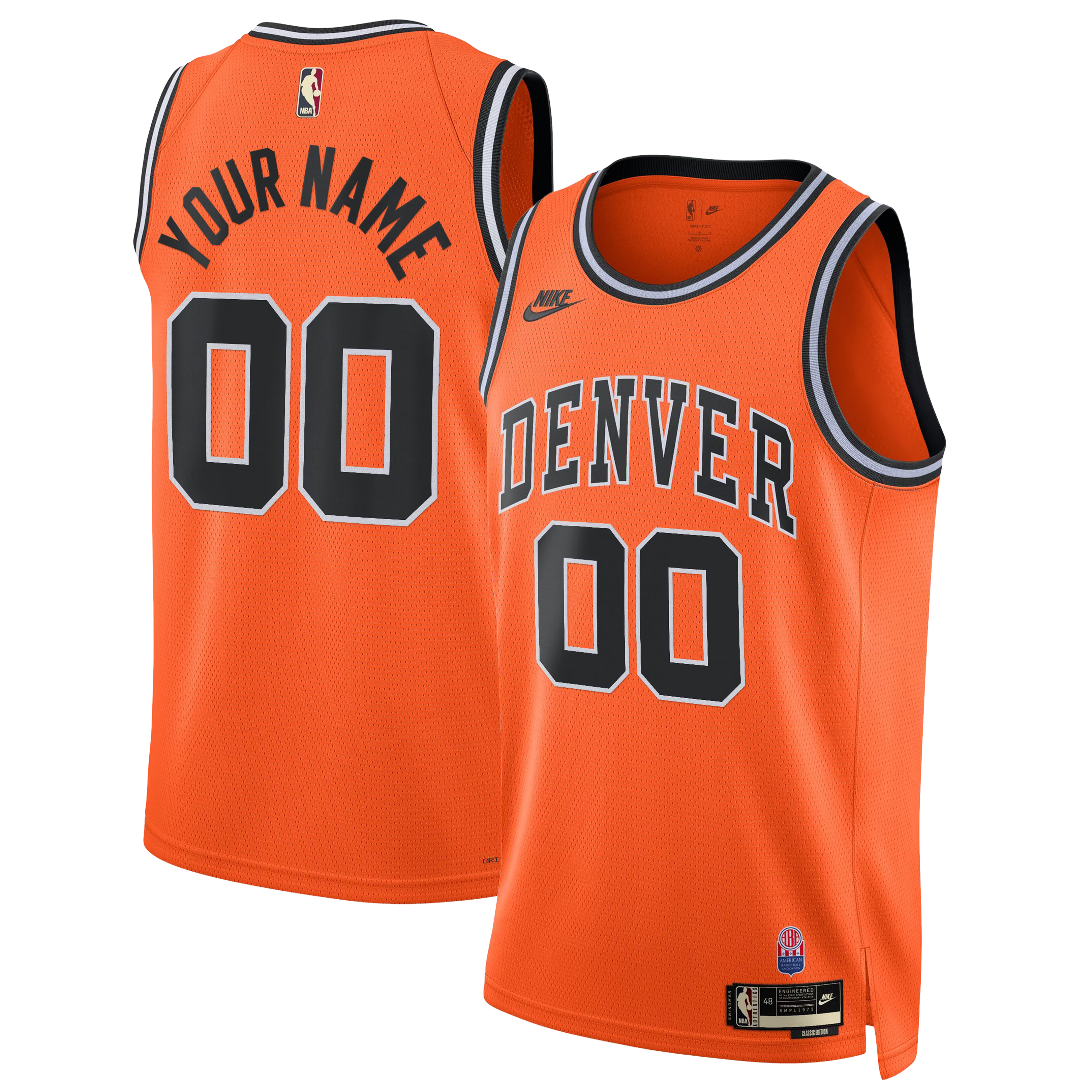 Nike Denver Nuggets Unisex Custom Swingman Jersey