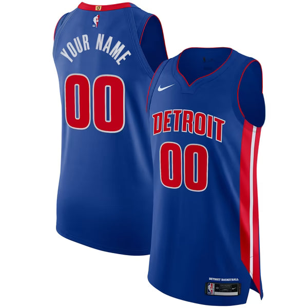 Nike Detroit Pistons Icon Edition Authentic Custom Jersey