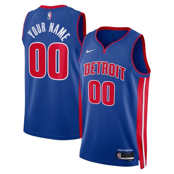 Nike Detroit Pistons Icon Edition Swingman Custom Jersey