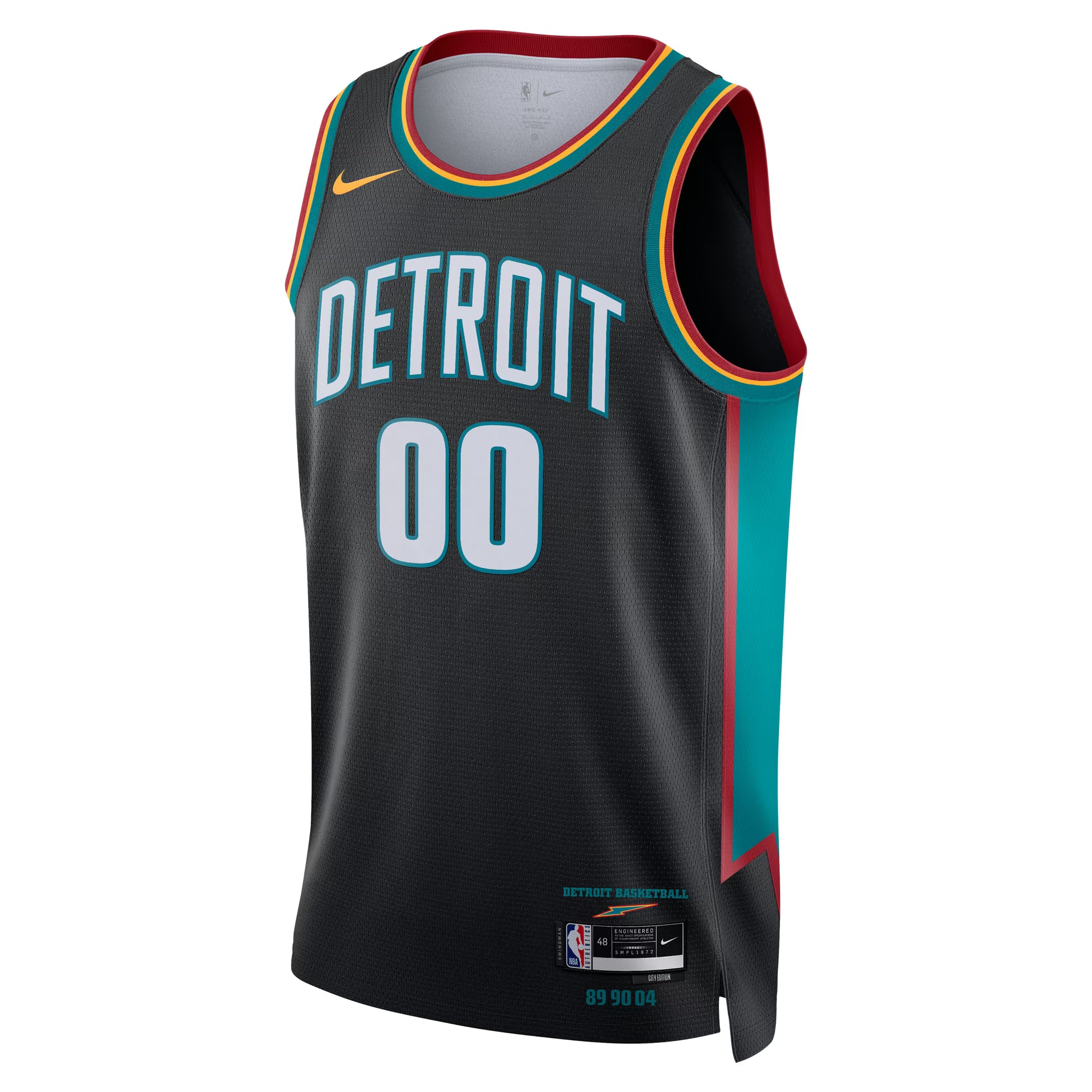 Nike Detroit Pistons 2025/26 City Edition Unisex Swingman Custom Jersey