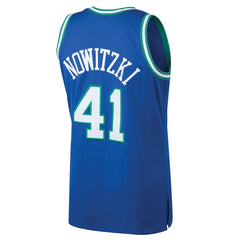 Dirk Nowitzki Dallas Mavericks Mitchell & Ness Hardwood Classics Swingman Jersey