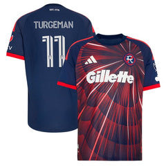 Dor Turgeman New England Revolution adidas 2026 Independence Day Authentic Patch Jersey