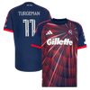 Dor Turgeman New England Revolution adidas 2026 Independence Day Authentic Patch Jersey