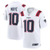 Nike Drake Maye New England Patriots Game Jersey