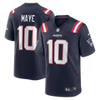 Nike Drake Maye New England Patriots Game Jersey
