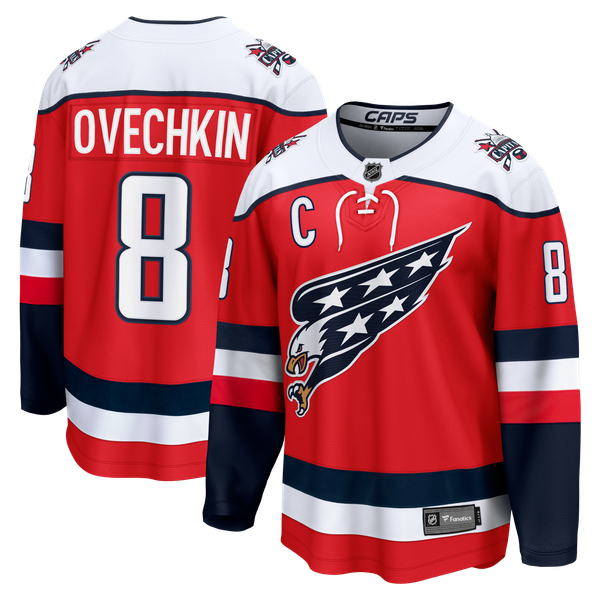 Fanatics Alexander Ovechkin Washington Capitals Alternate Breakaway Jersey