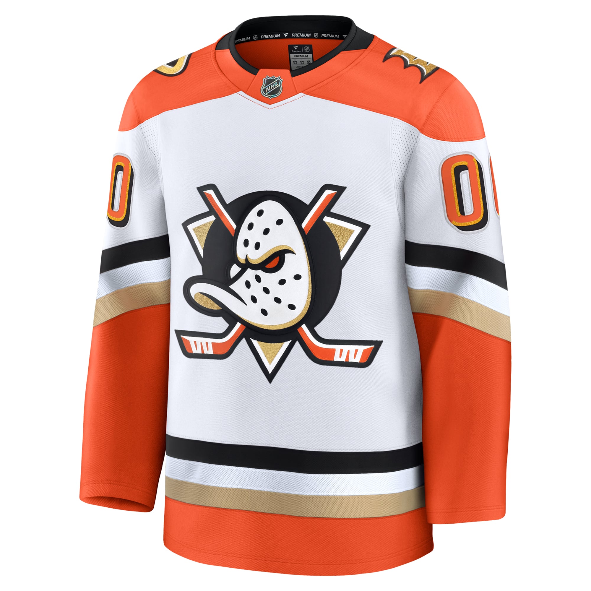 Fanatics Anaheim Ducks Away Premium Custom Jersey