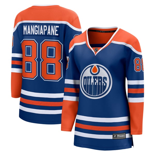 Fanatics Andrew Mangiapane Edmonton Oilers Women's Home Breakaway Jersey