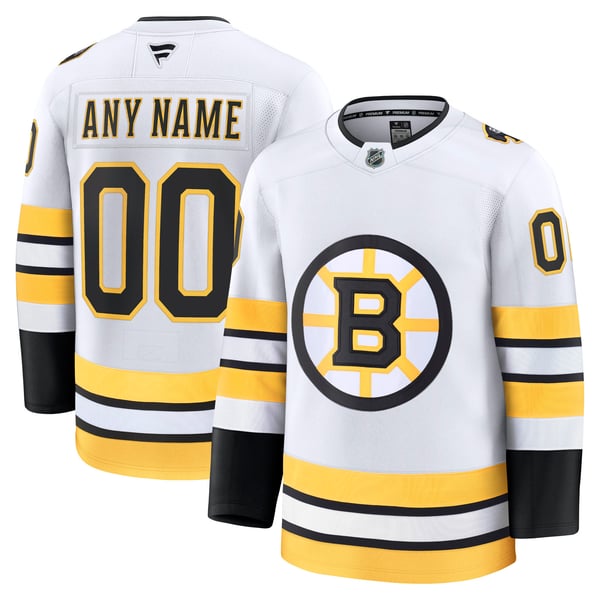 Fanatics Boston Bruins Away Premium Custom Jersey