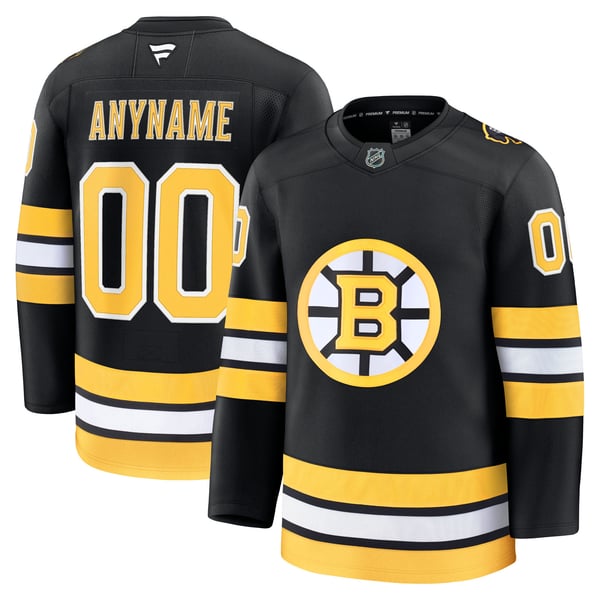 Fanatics Boston Bruins Home Premium Custom Jersey