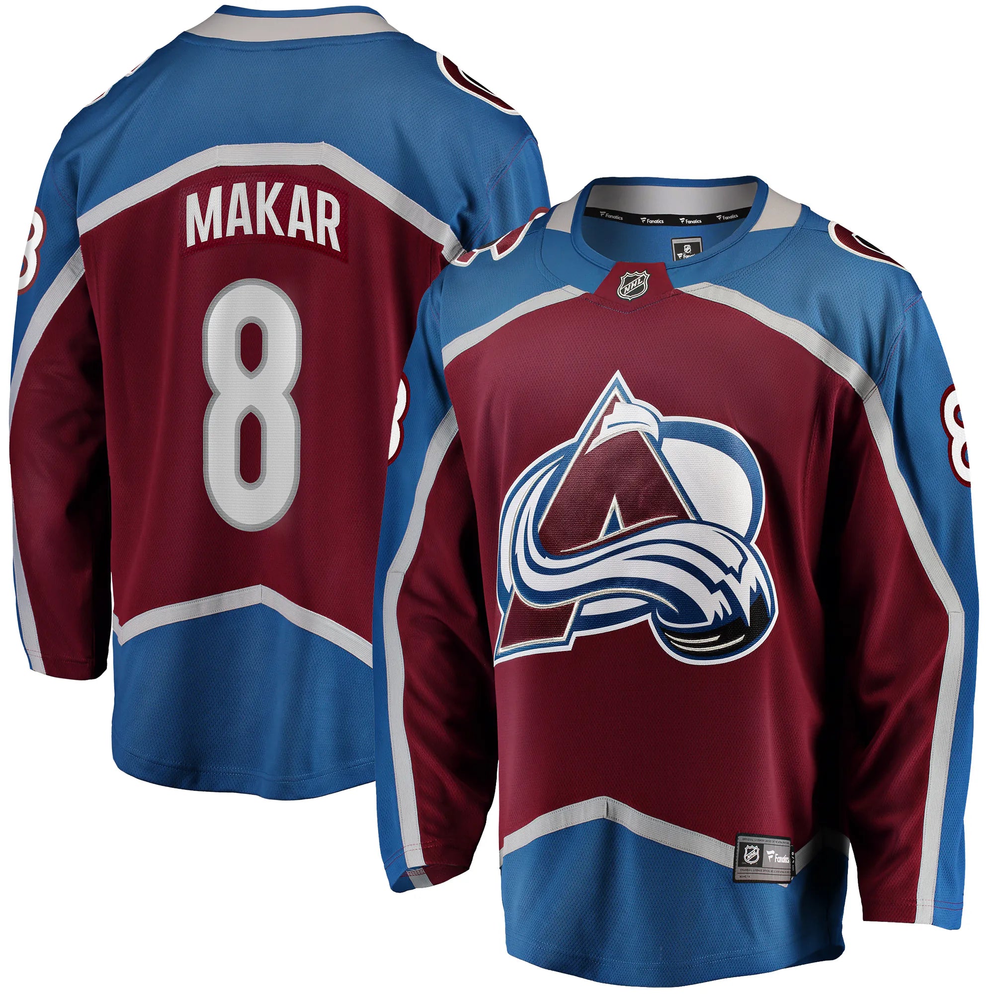 Fanatics Cale Makar Colorado Avalanche Home Breakaway Jersey