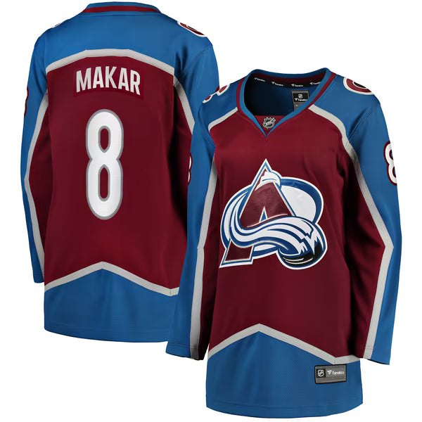 Fanatics Cale Makar Colorado Avalanche Women's Home Breakaway Player Jersey