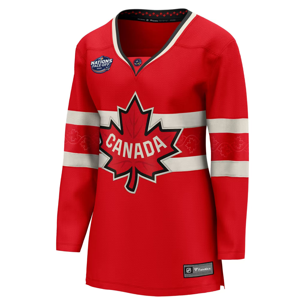 Fanatics Canada Women's 2025 4 Nations Face-Off Breakaway Jersey