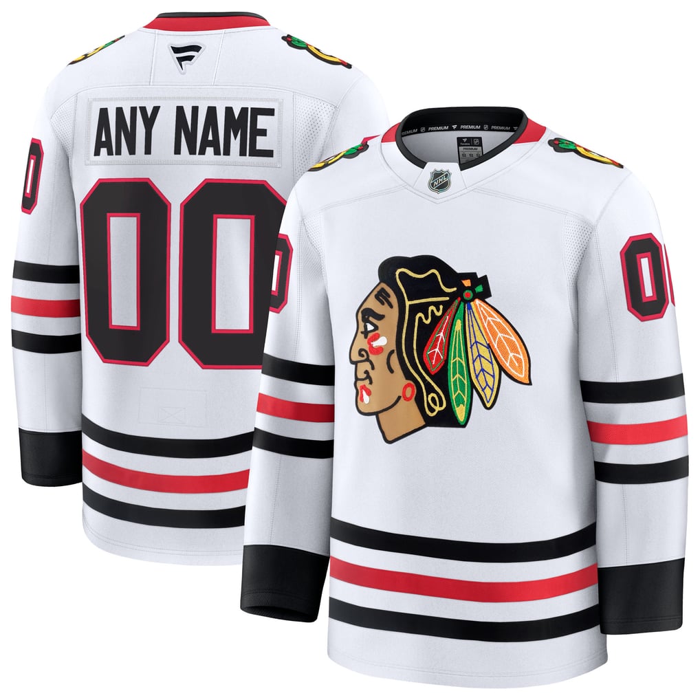 Fanatics Chicago Blackhawks Away Premium Custom Jersey