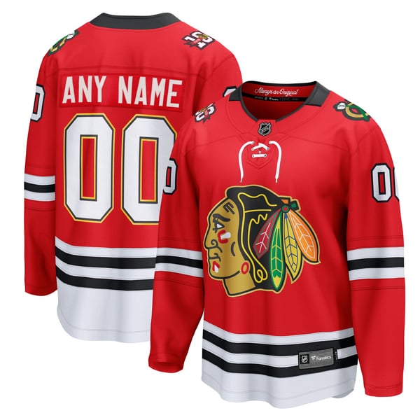 Fanatics Chicago Blackhawks Centennial Breakaway Custom Jersey