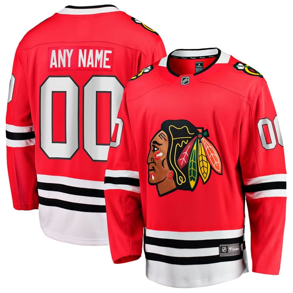 Fanatics Chicago Blackhawks Home Breakaway Custom Jersey