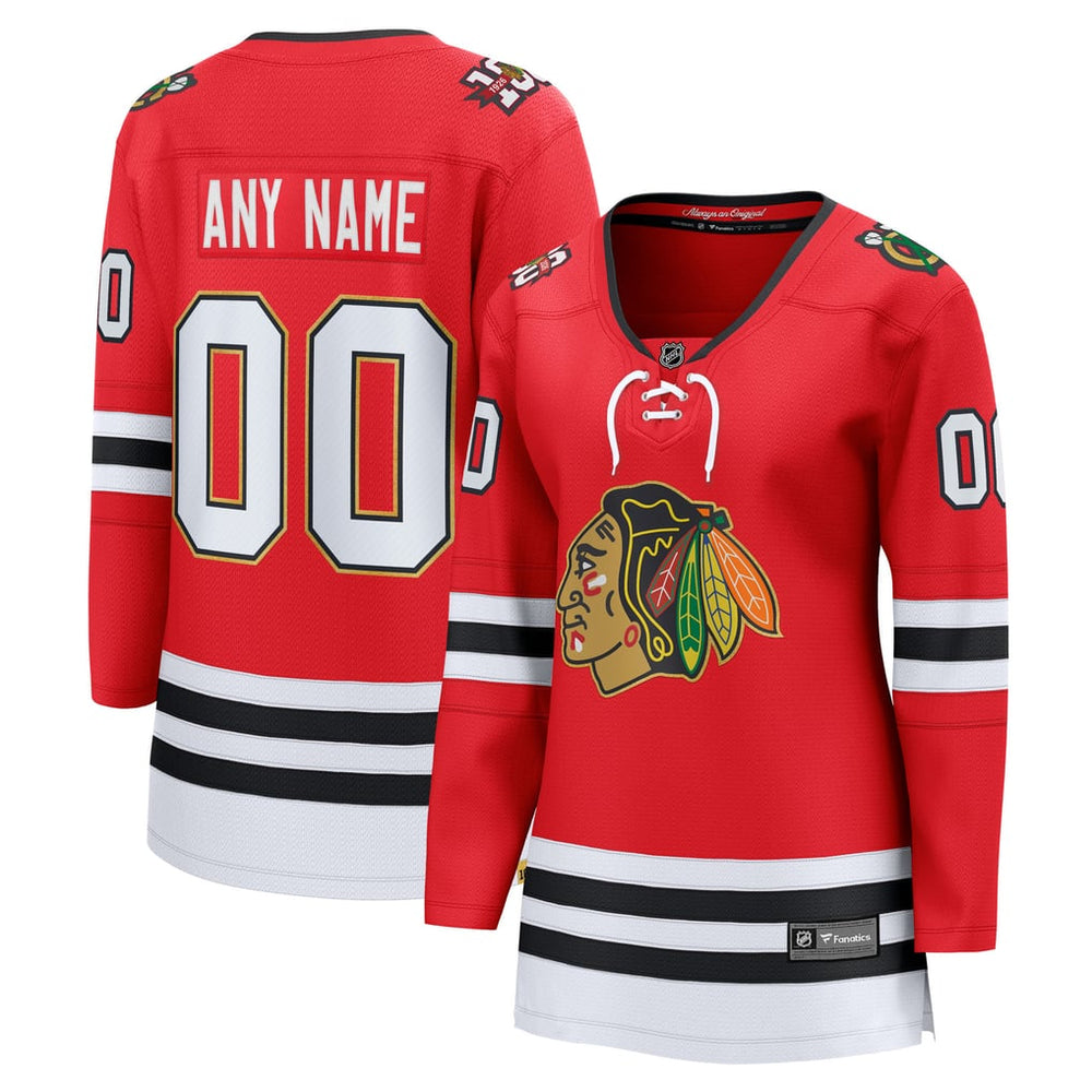 Fanatics Chicago Blackhawks Women's Centennial Breakaway Custom Jersey