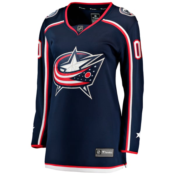 Fanatics Columbus Blue Jackets Women's Home Breakaway Custom Jersey