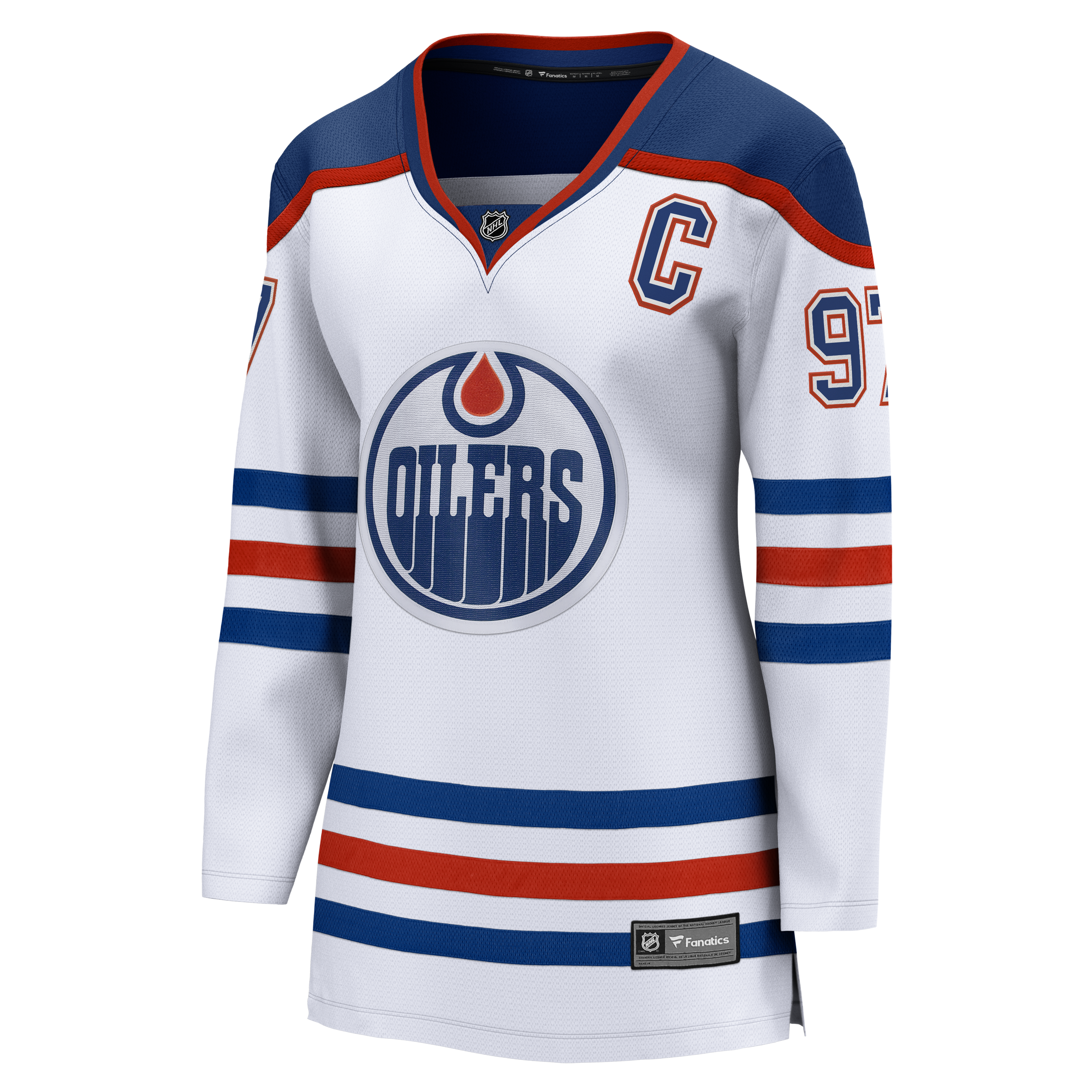 Fanatics Connor McDavid Edmonton Oilers Women's Captain's Patch Breakaway Jersey