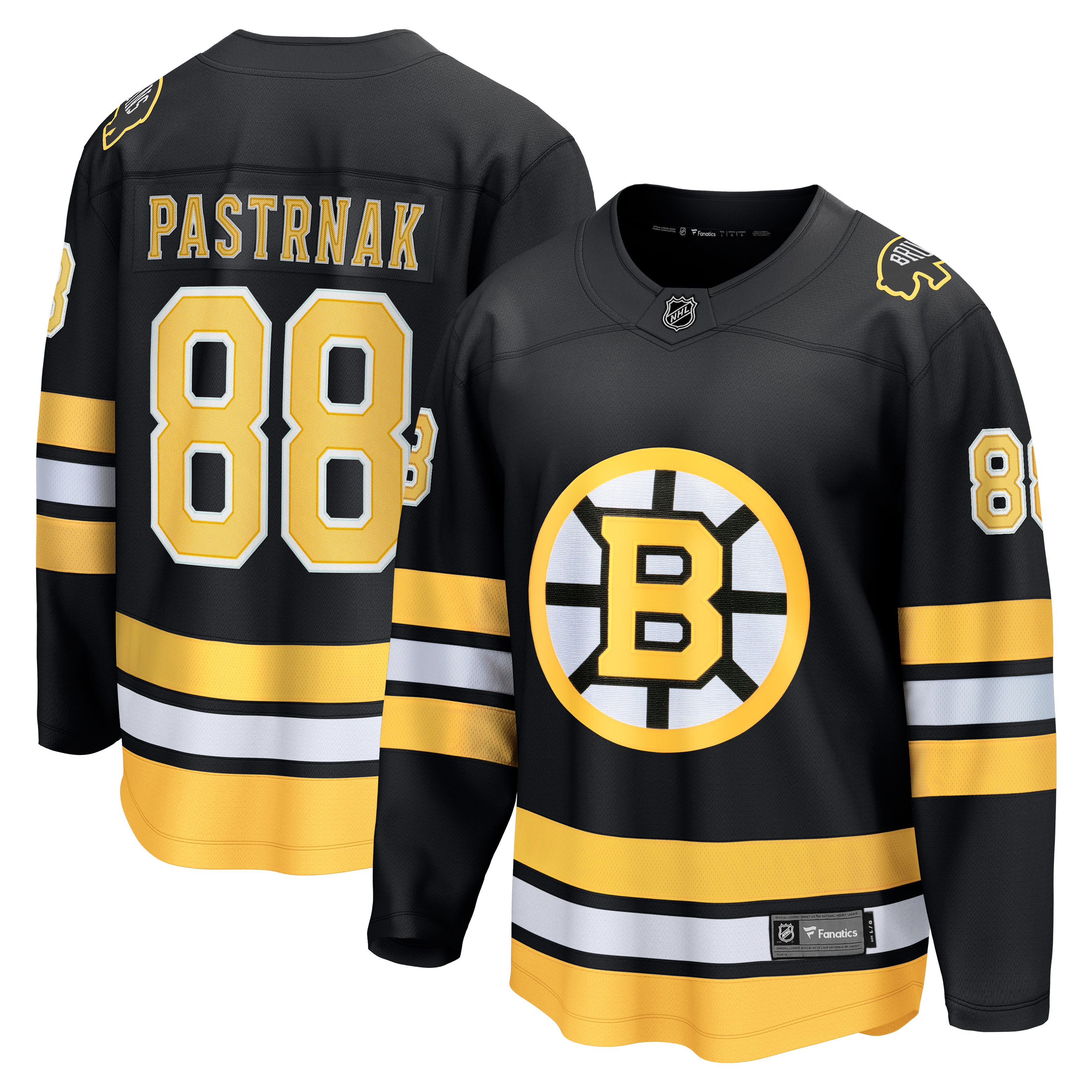 Fanatics David Pastrnak Boston Bruins Home Breakaway Jersey