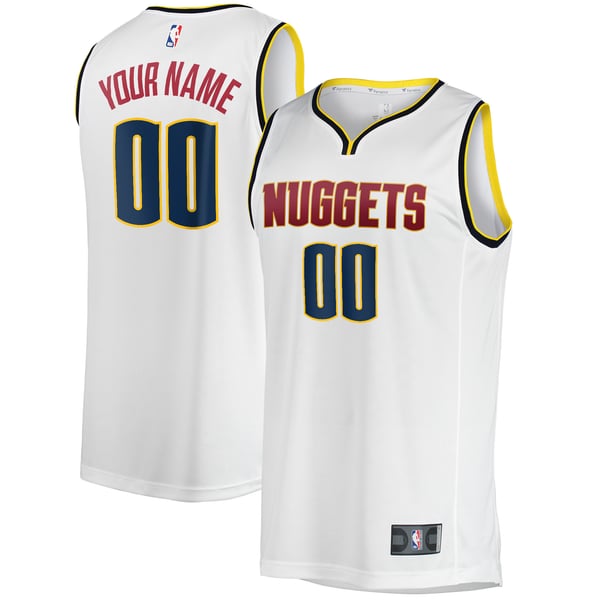 Fanatics Denver Nuggets Fast Break Custom Replica Jersey