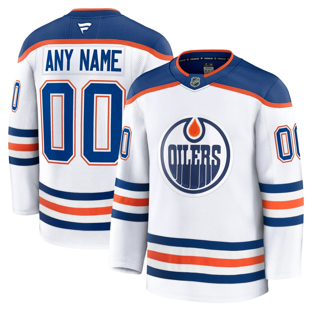 Fanatics Edmonton Oilers Away Premium Custom Jersey