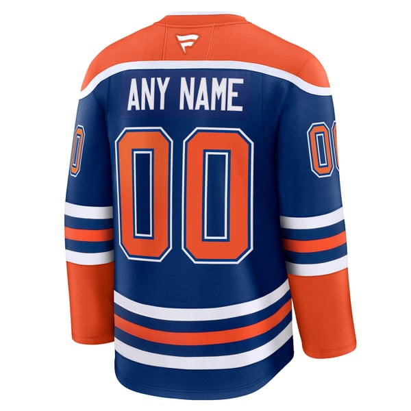 Fanatics Edmonton Oilers Home Premium Custom Jersey