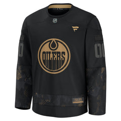 Fanatics Edmonton Oilers Military Appreciation Custom Practice Jersey