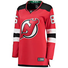 Fanatics Jack Hughes New Jersey Devils Women's Home Breakaway Jersey