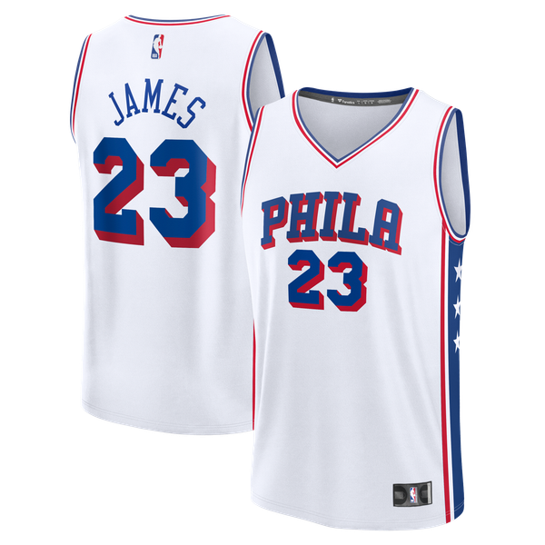 Fanatics LeBron James Philadelphia 76ers Fast Break Jersey
