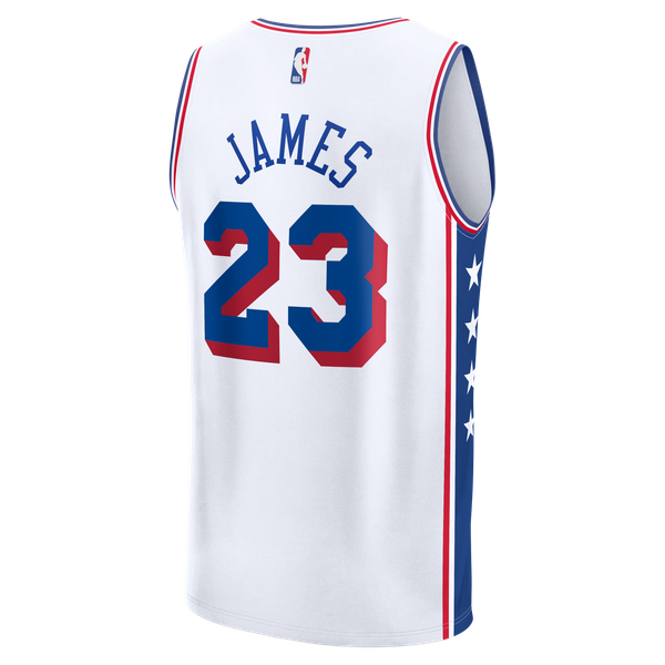 Fanatics LeBron James Philadelphia 76ers Fast Break Jersey