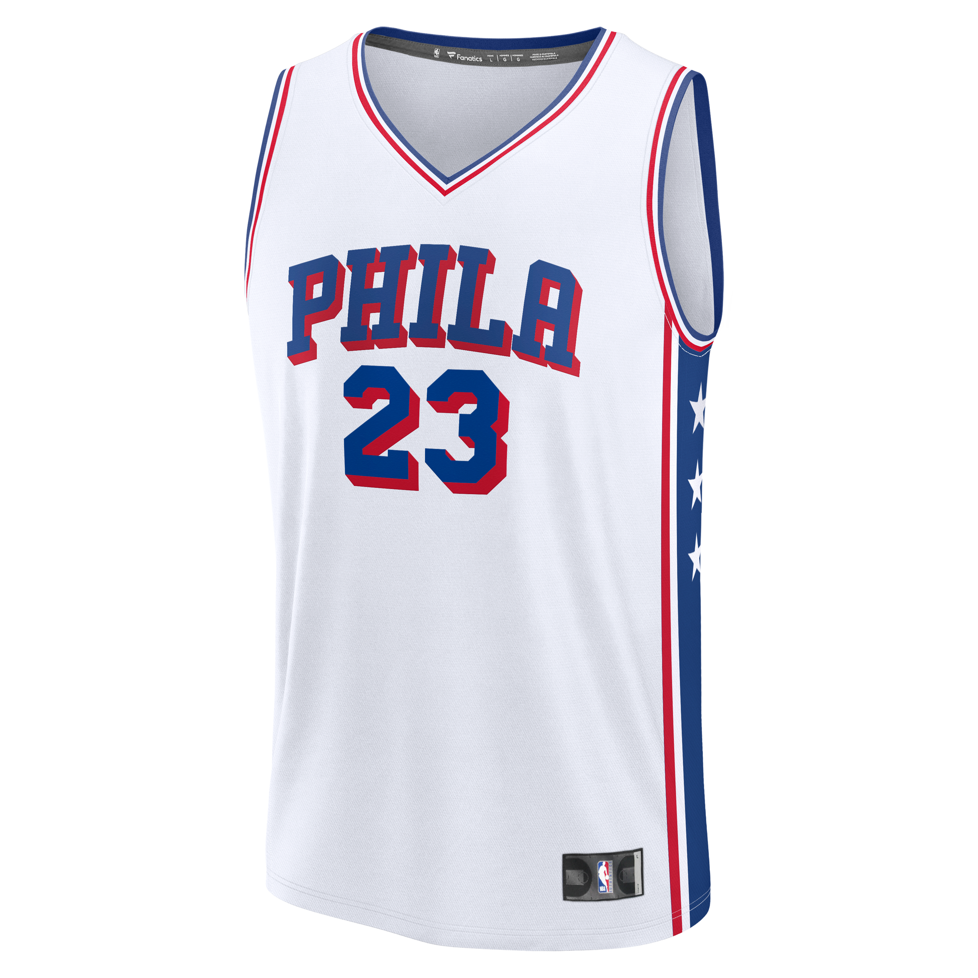 Fanatics LeBron James Philadelphia 76ers Fast Break Jersey