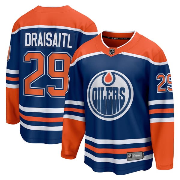 Fanatics Leon Draisaitl Edmonton Oilers Breakaway Jersey