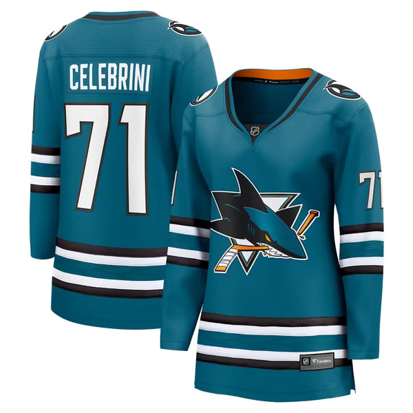 Fanatics Macklin Celebrini San Jose Sharks Women's Breakaway Jersey