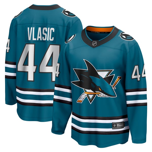 Fanatics Marc-Edouard Vlasic San Jose Sharks Home Breakaway Player Jersey