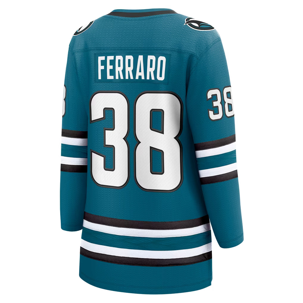 Fanatics Mario Ferraro San Jose Sharks Women's Home Breakaway Jersey