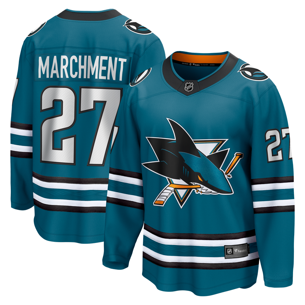Fanatics Mason Marchment San Jose Sharks Home Breakaway Jersey