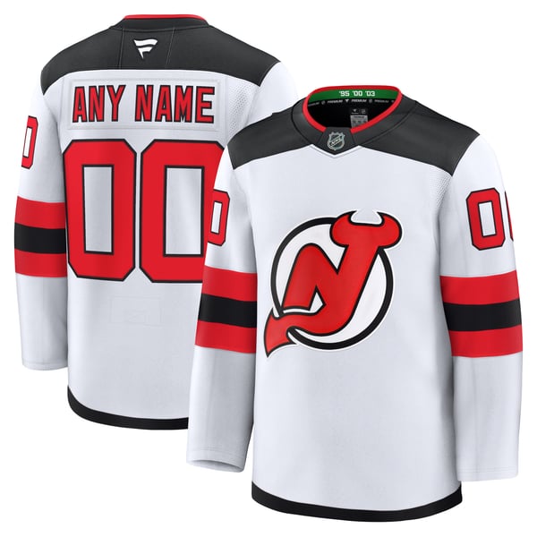 Fanatics New Jersey Devils Away Premium Custom Jersey