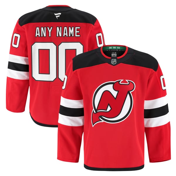 Fanatics New Jersey Devils Home Authentic Pro Custom Jersey