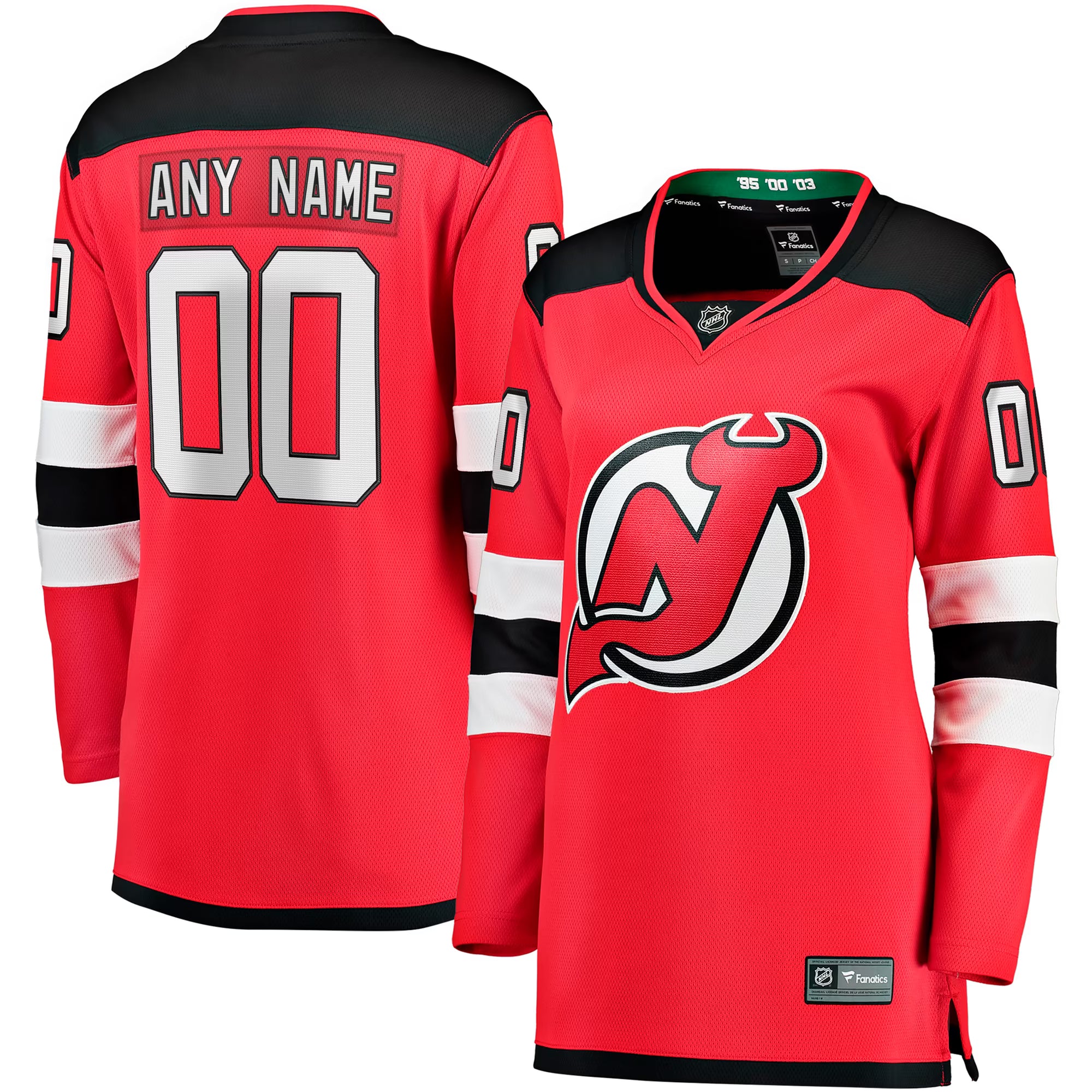 Fanatics New Jersey Devils Women's Home Breakaway Custom Jersey