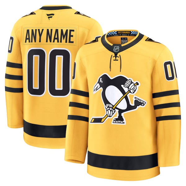 Fanatics Pittsburgh Penguins Alternate Premium Custom Jersey