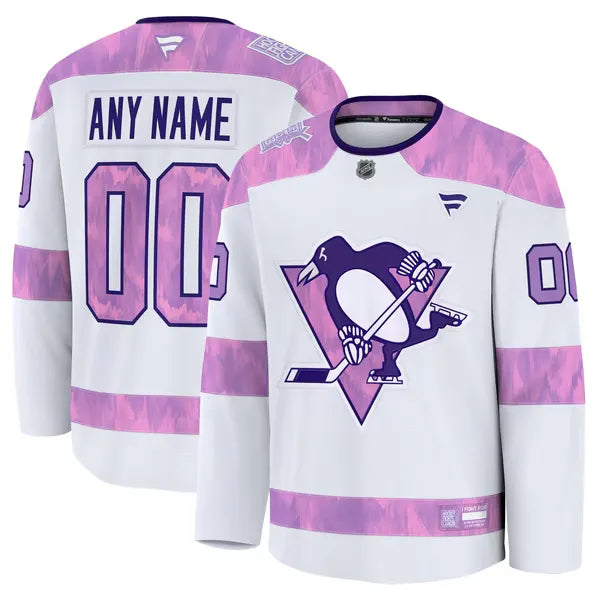 Fanatics Pittsburgh Penguins Hockey Fights Cancer Practice Jersey