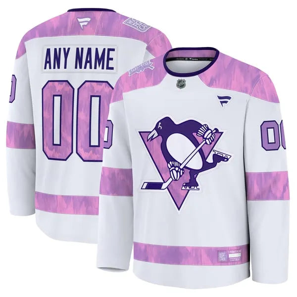 Fanatics Pittsburgh Penguins Hockey Fights Cancer Practice Jersey