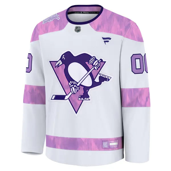 Fanatics Pittsburgh Penguins Hockey Fights Cancer Practice Jersey
