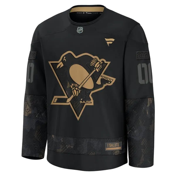 Fanatics Pittsburgh Penguins Military Appreciation Custom Practice Jersey