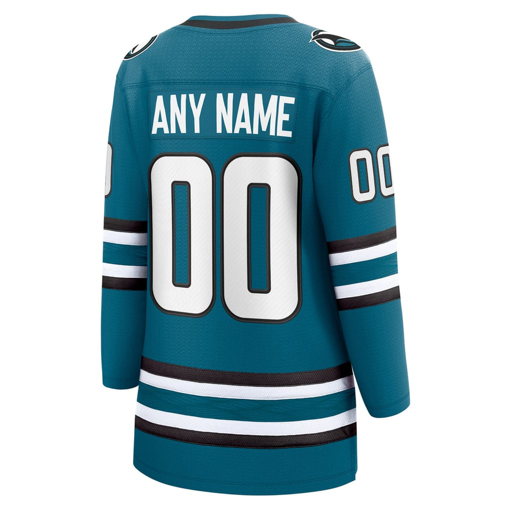 Fanatics San Jose Sharks Women's Home Breakaway Custom Jersey