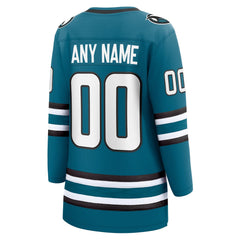 Fanatics San Jose Sharks Women's Home Breakaway Custom Jersey