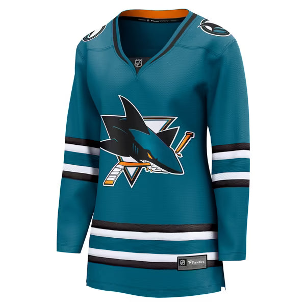 Fanatics San Jose Sharks Women's Home Breakaway Jersey