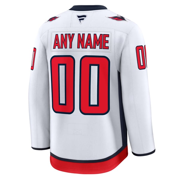 Fanatics Washington Capitals Away Premium Custom Jersey